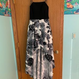 JCPenny Floral High-Low Strapless Formal Dress